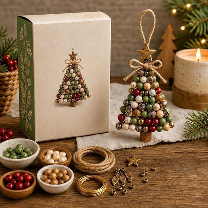 New DIY Christmas Tree Ornament Kit Beaded Hanging Ornament Kit Christmas Craft Kit Christmas Tree Decoration