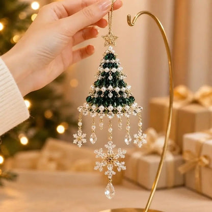 New DIY Christmas Tree Ornament Kit Beaded Hanging Ornament Kit Christmas Craft Kit Christmas Tree Decoration