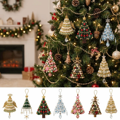 New DIY Christmas Tree Ornament Kit Beaded Hanging Ornament Kit Christmas Craft Kit Christmas Tree Decoration