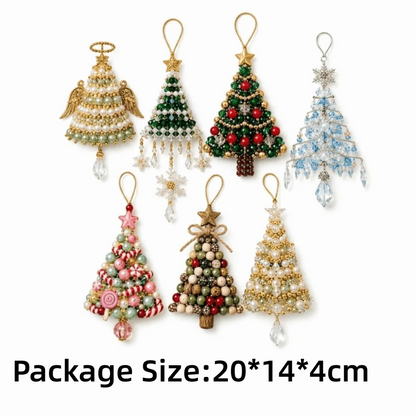 New DIY Christmas Tree Ornament Kit Beaded Hanging Ornament Kit Christmas Craft Kit Christmas Tree Decoration