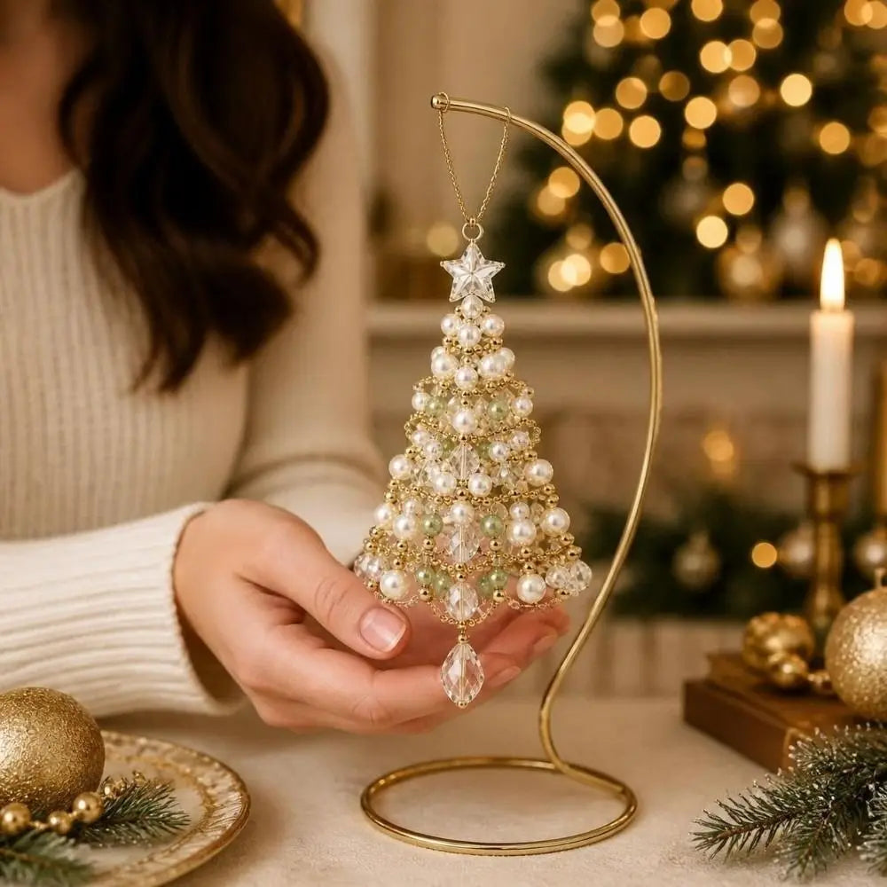 New DIY Christmas Tree Ornament Kit Beaded Hanging Ornament Kit Christmas Craft Kit Christmas Tree Decoration
