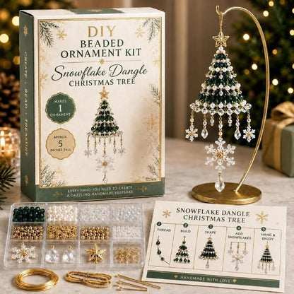New DIY Christmas Tree Ornament Kit Beaded Hanging Ornament Kit Christmas Craft Kit Christmas Tree Decoration