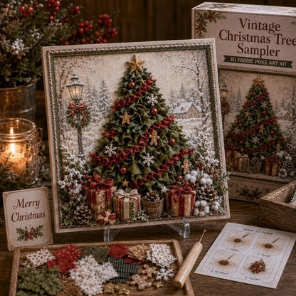 🎄 3D Quilted Christmas Tree Kit