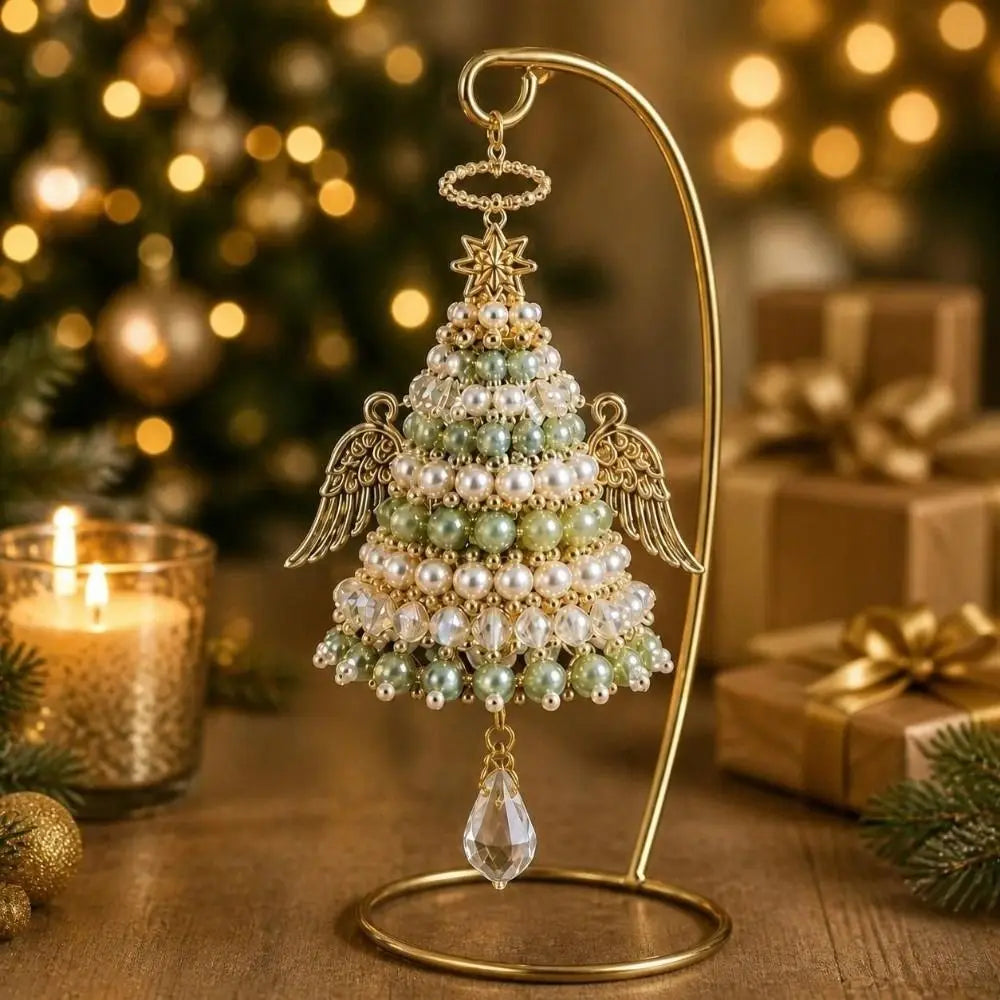 New DIY Christmas Tree Ornament Kit Beaded Hanging Ornament Kit Christmas Craft Kit Christmas Tree Decoration