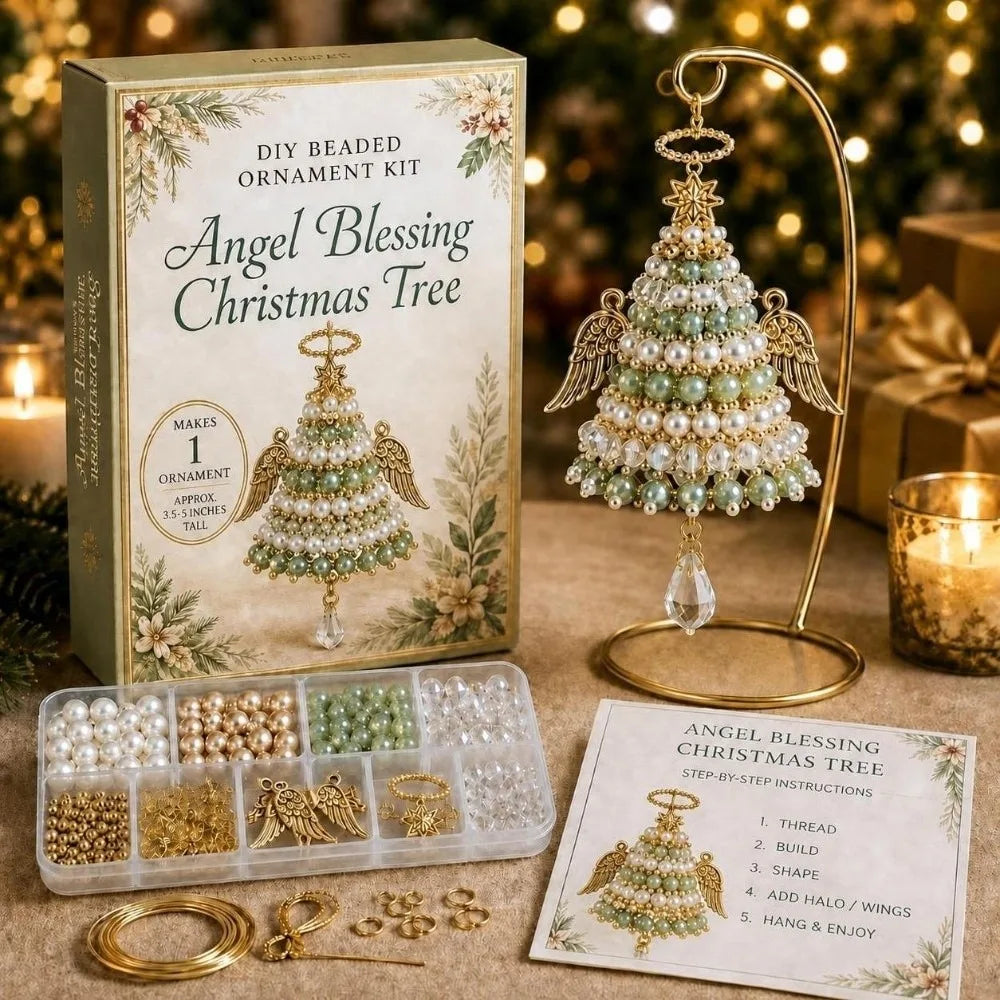 New DIY Christmas Tree Ornament Kit Beaded Hanging Ornament Kit Christmas Craft Kit Christmas Tree Decoration