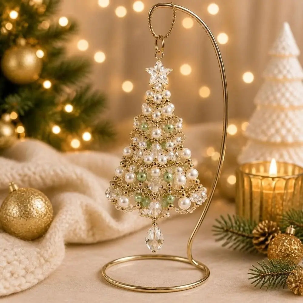 New DIY Christmas Tree Ornament Kit Beaded Hanging Ornament Kit Christmas Craft Kit Christmas Tree Decoration