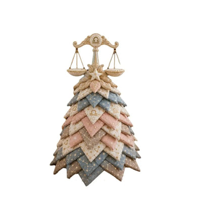 3D Christmas Tree Quilted Zodiac Fabric Tree Kit Decorative DIY Materials Package 12 Constellations Sewing Craft Handmade